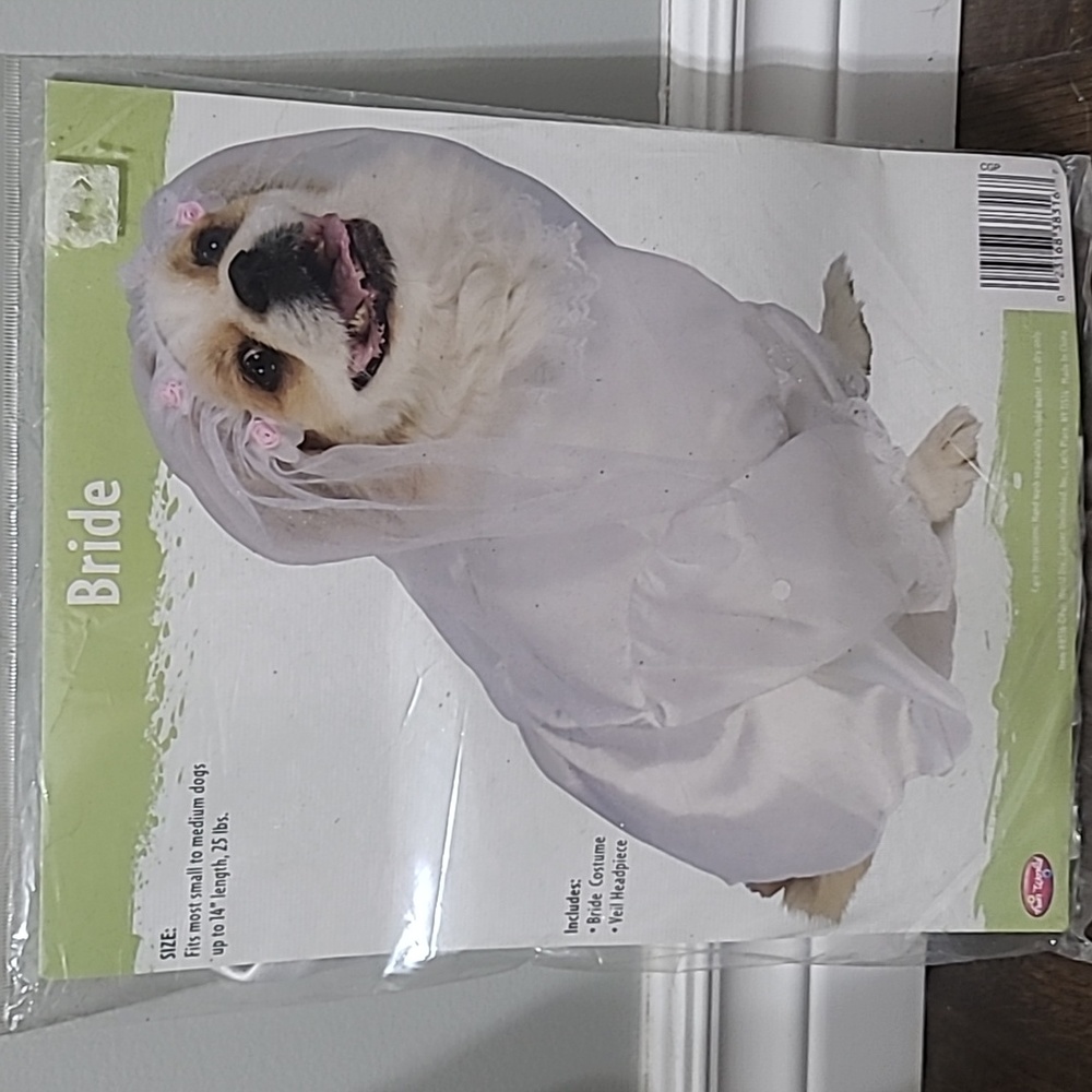 NEW ⭐️ Bride Dog Costume 💍 🐕 Small to Medium Sized